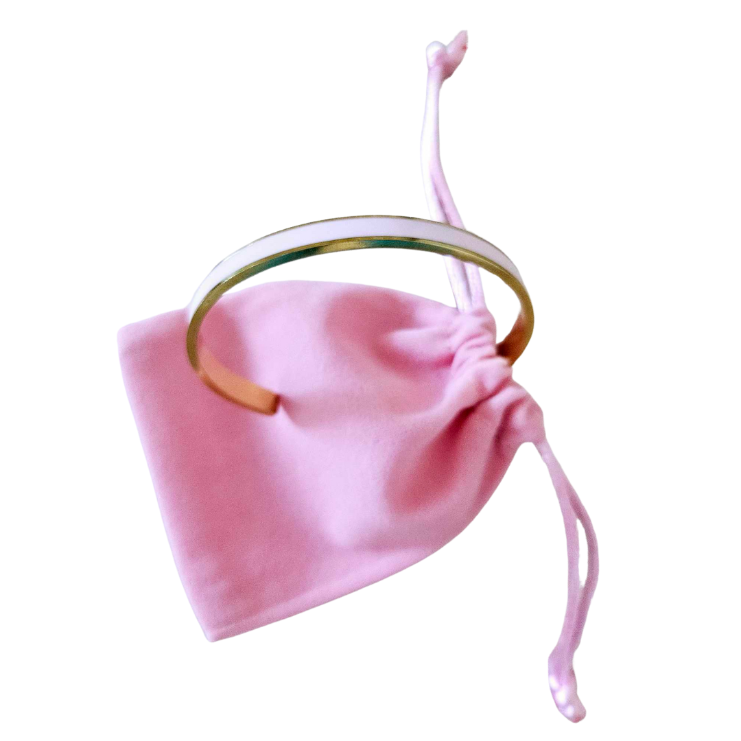 You Are Strong Bangle - Mint