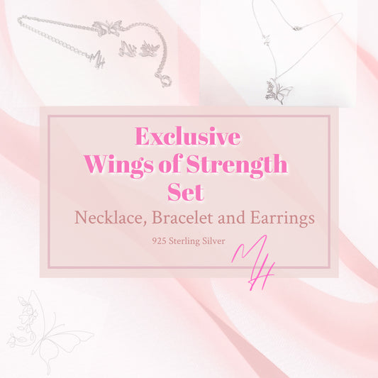 Wings of Strength jewellery set