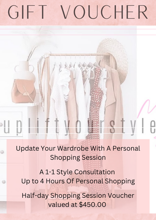 Wardrobe Update With A Personal Shopping Session Gift Certificate
