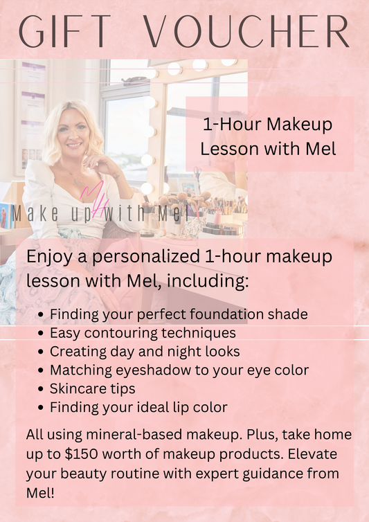 1-Hour Makeup Lesson with Mel Gift Certificate