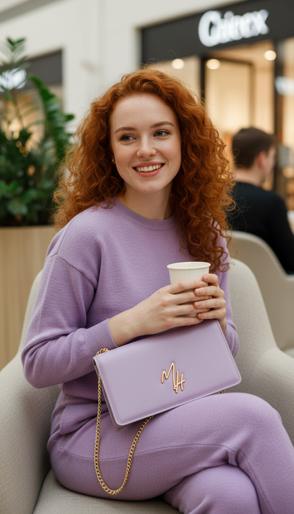 'Uplift your Style' Leather Bag