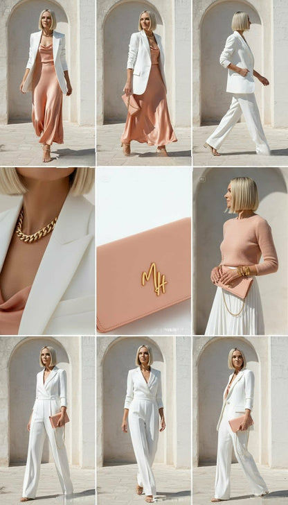 'Uplift your Style' Leather Bag