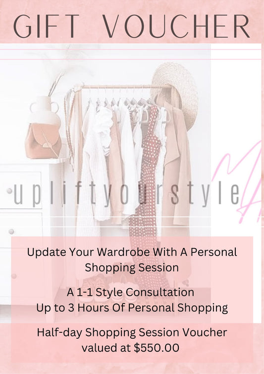 Wardrobe Update With A Personal Shopping Session Gift Certificate